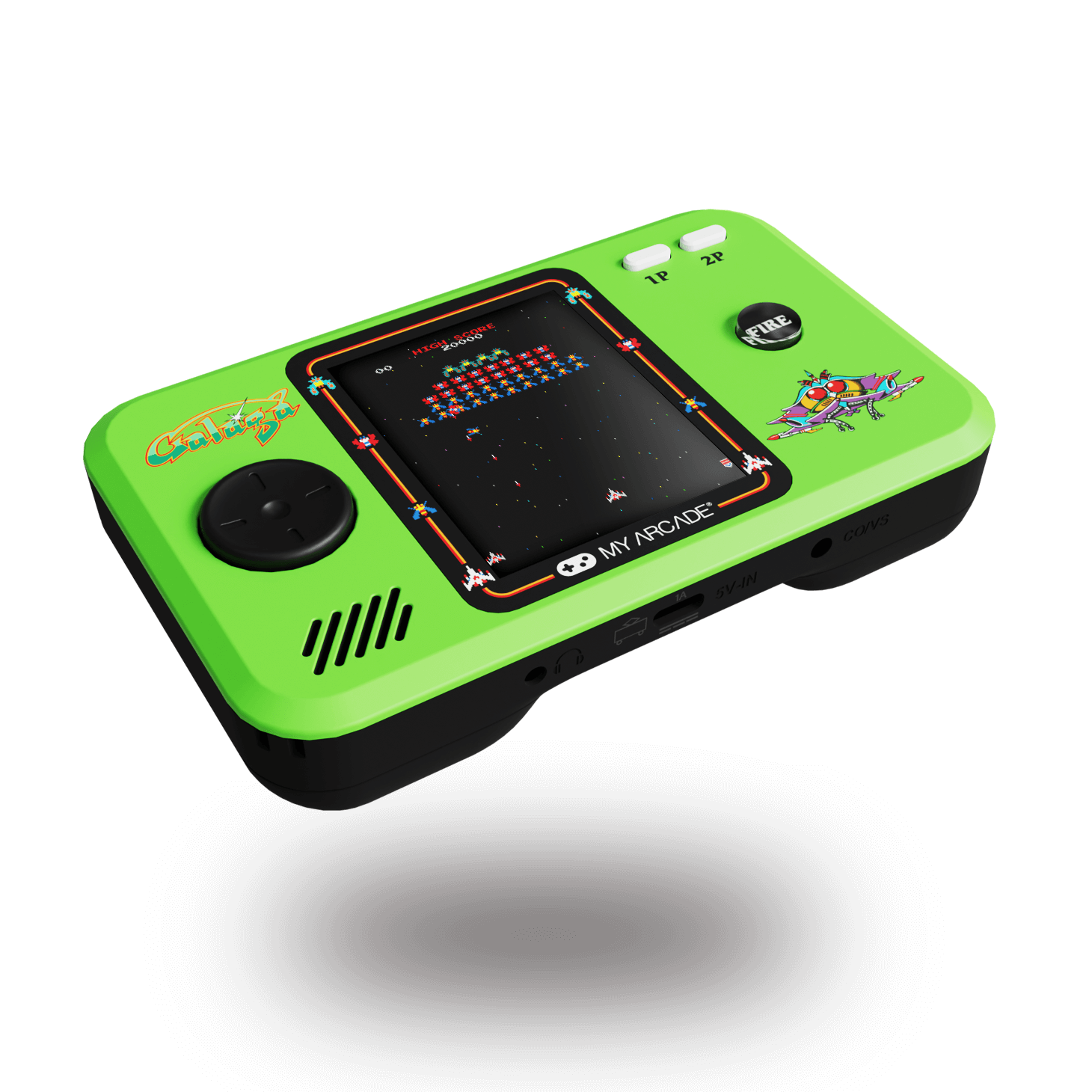 My Arcade Pocket Player Pro Galaga Portable Gaming System (2 Games in 1)