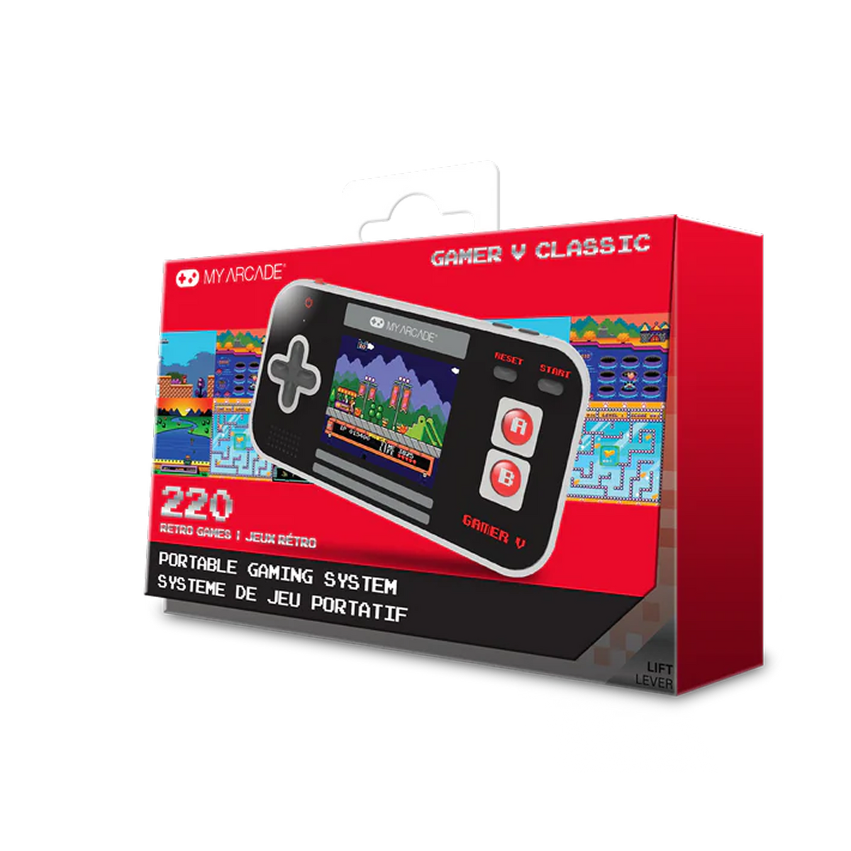My Arcade Gamer V Classic Handheld Retro Gaming System (220 Games in 1)