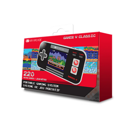 My Arcade Gamer V Classic Handheld Retro Gaming System (220 Games in 1)