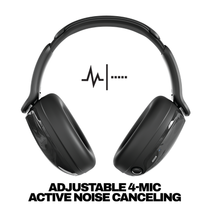 Skullcandy Hesh 540 ANC Wireless Noise Cancelling Over-Ear Headphones - True Black