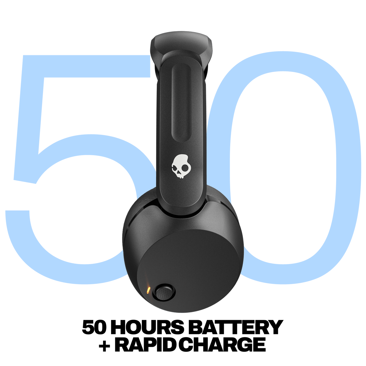 Skullcandy Icon 180 Wireless On-Ear Headphones - Black