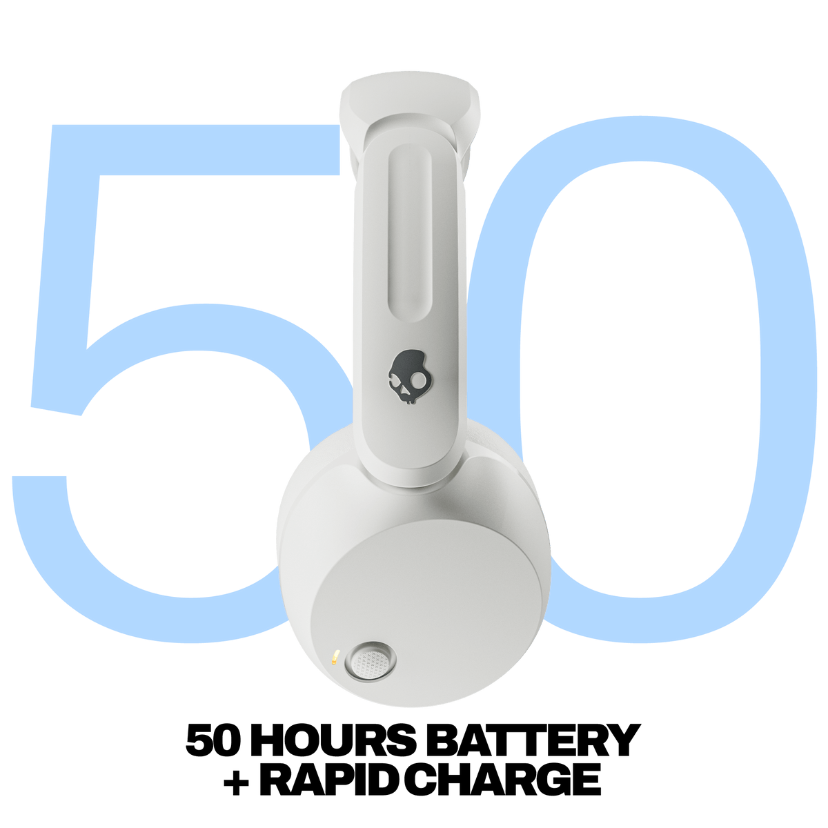 Skullcandy Icon 180 Wireless On-Ear Headphones - Bone