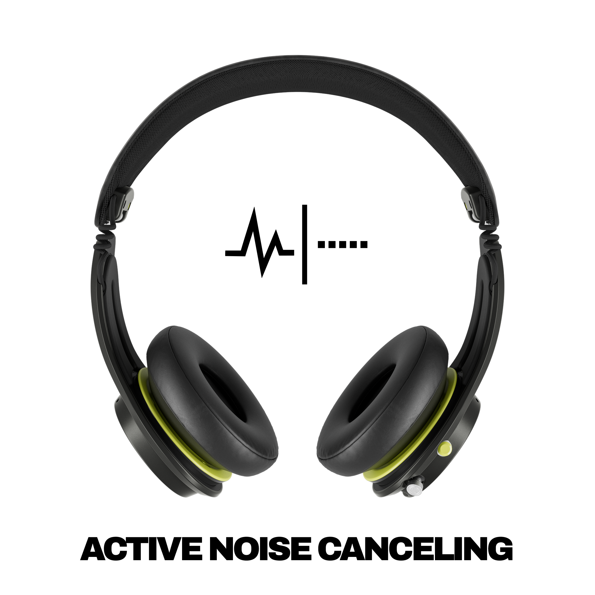 Skullcandy Icon ANC Wireless Noise Cancelling On-Ear Headphones - True Black