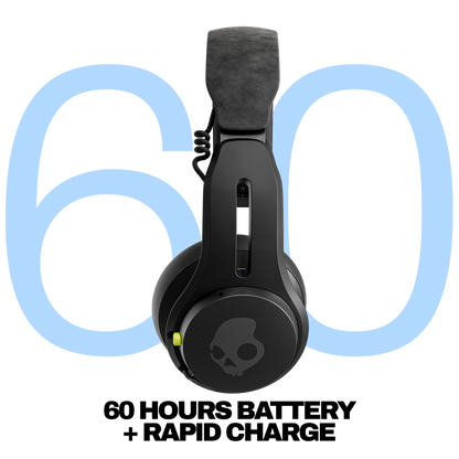 Skullcandy Icon ANC Wireless Noise Cancelling On-Ear Headphones - True Black