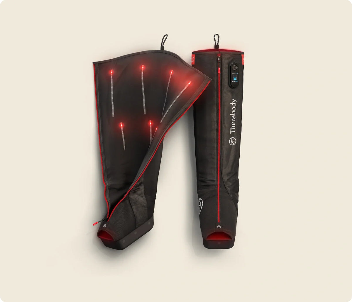 Therabody JetBoots PRO Plus Heated LED Compression Recovery Boots - Short