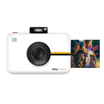 Kodak Step Touch Instant Print Camera, 13MP, 3.5" Touchscreen - White