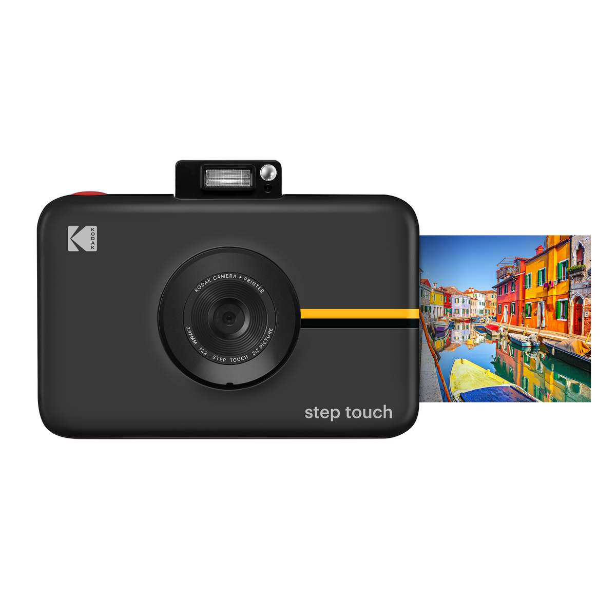 Kodak Step Touch Instant Print Camera, 13MP, 3.5" Touchscreen - Black
