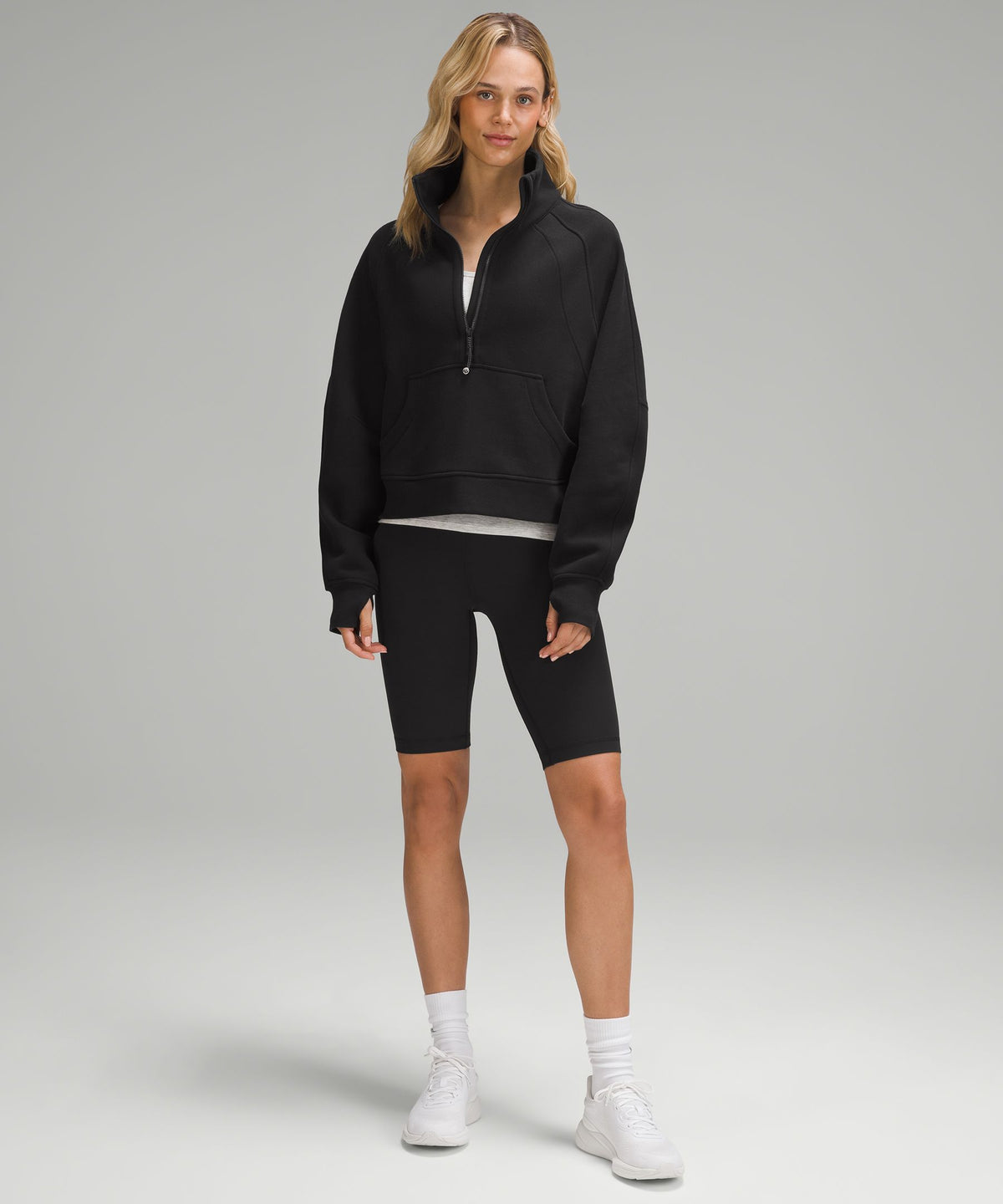 lululemon Women's Scuba Oversized Funnel-Neck Half-Zip