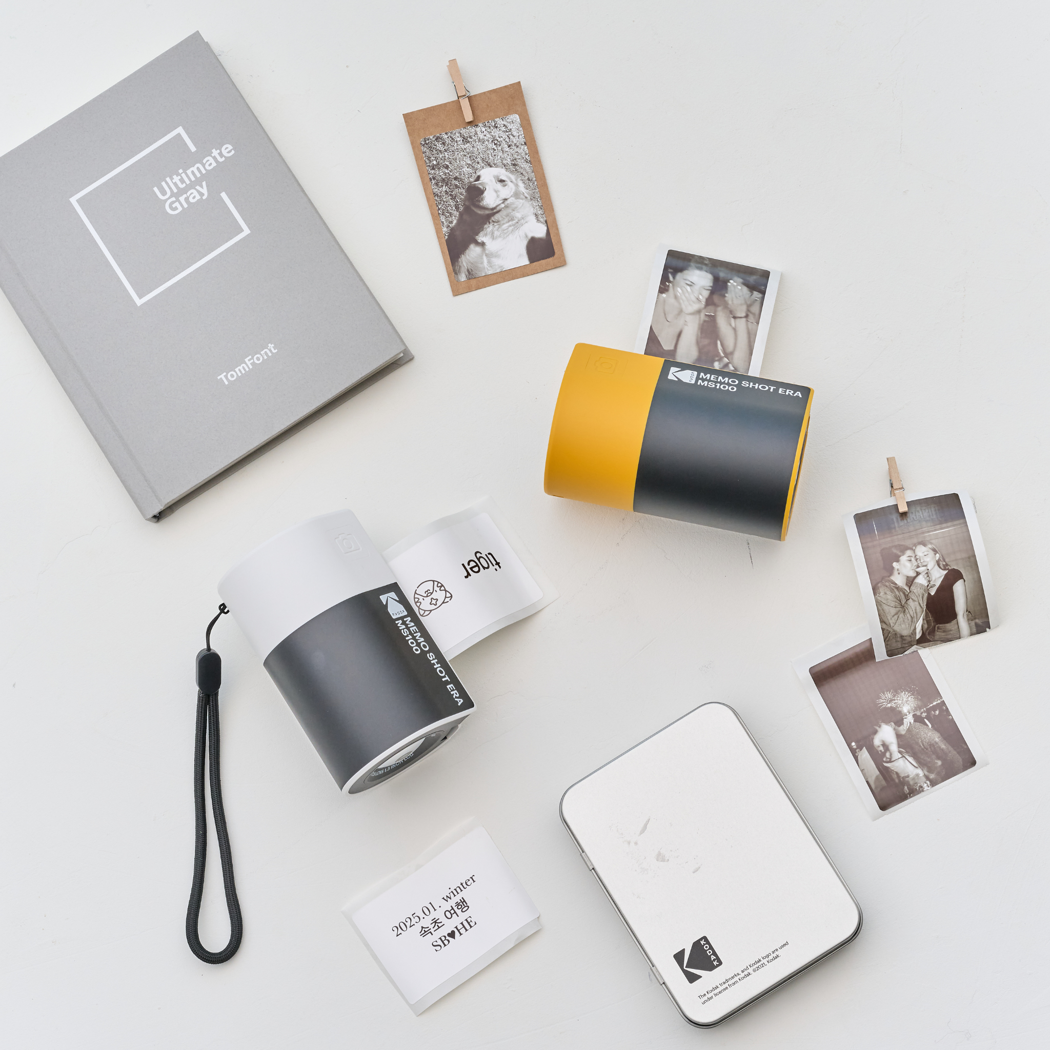 Kodak Memo Shot Era Instant Thermal Print Camera & Label Printer - White