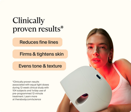 Therabody TheraFace Mask Glo LED Light Therapy Mask