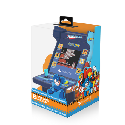 My Arcade Micro Player Pro 6.8" Mega Man Portable Retro Arcade (6 Games in 1)
