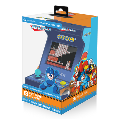 My Arcade Nano Player Pro 4.8" Mega Man Portable Retro Arcade (6 Games in 1)