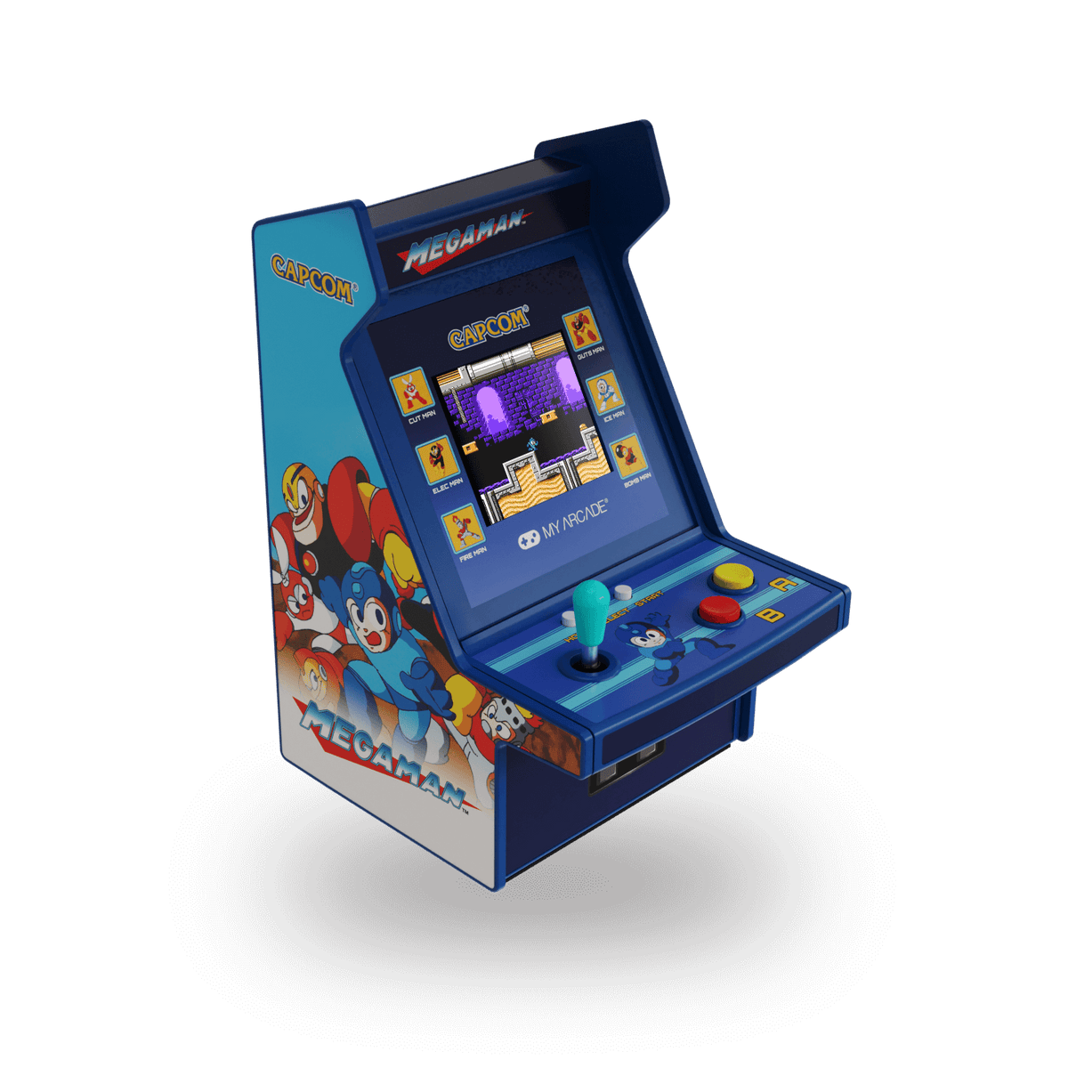 My Arcade Micro Player Pro 6.8" Mega Man Portable Retro Arcade (6 Games in 1)
