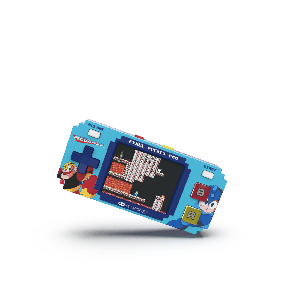 My Arcade Pixel Pocket Pro Mega Man Portable Gaming System (6 Games in 1)