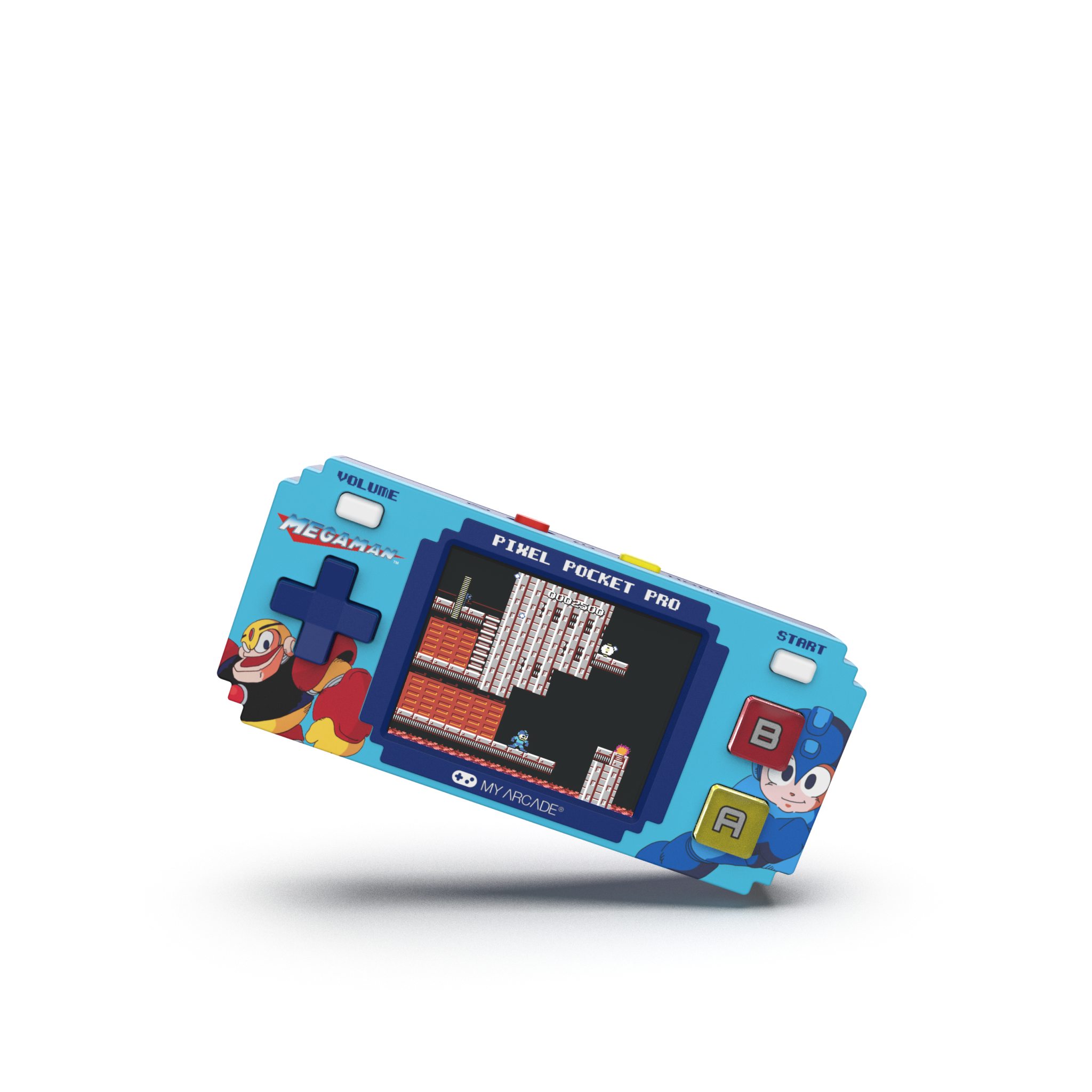 My Arcade Pixel Pocket Pro Mega Man Portable Gaming System (6 Games in 1)