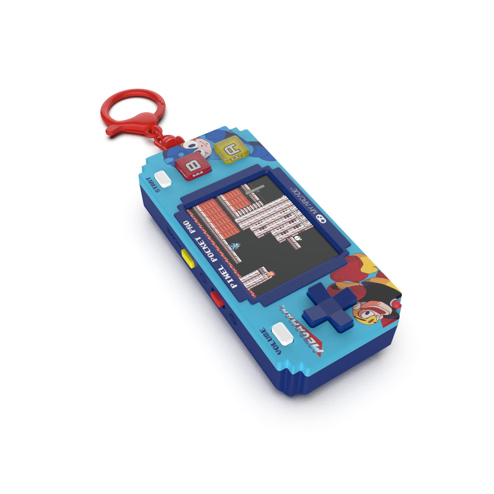 My Arcade Pixel Pocket Pro Mega Man Portable Gaming System (6 Games in 1)