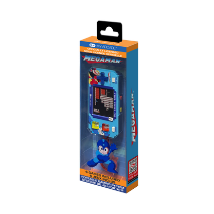 My Arcade Pixel Pocket Pro Mega Man Portable Gaming System (6 Games in 1)