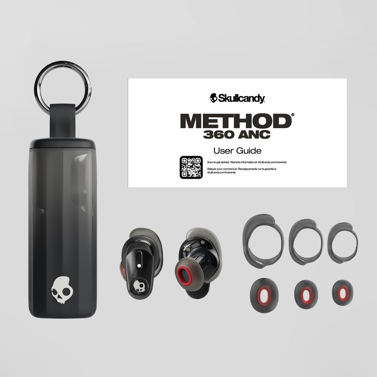 Skullcandy Method 360 ANC True Wireless Earbuds Sound by Bose - True Black