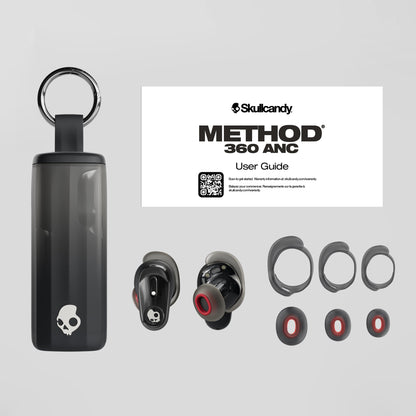 Skullcandy Method 360 ANC True Wireless Earbuds Sound by Bose - True Black