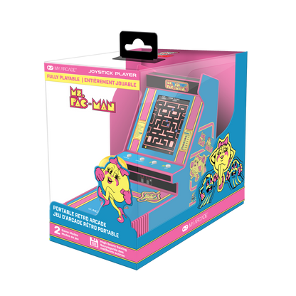 My Arcade Joystick Player 6.8" Ms. Pac-Man Portable Retro Arcade