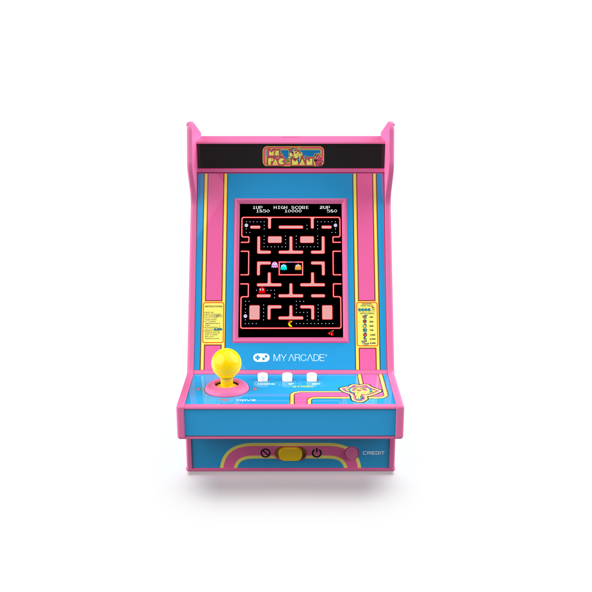 My Arcade Nano Player Pro 4.8" Ms. Pac-Man Portable Retro Arcade