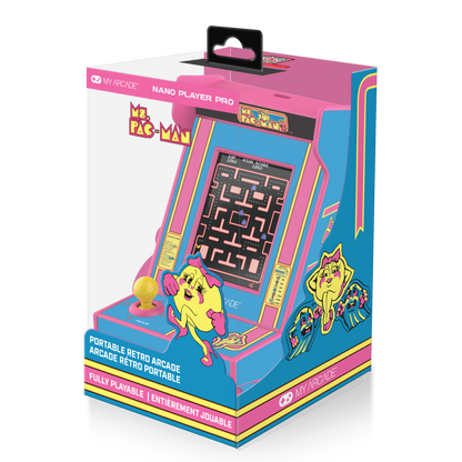 My Arcade Nano Player Pro 4.8" Ms. Pac-Man Portable Retro Arcade