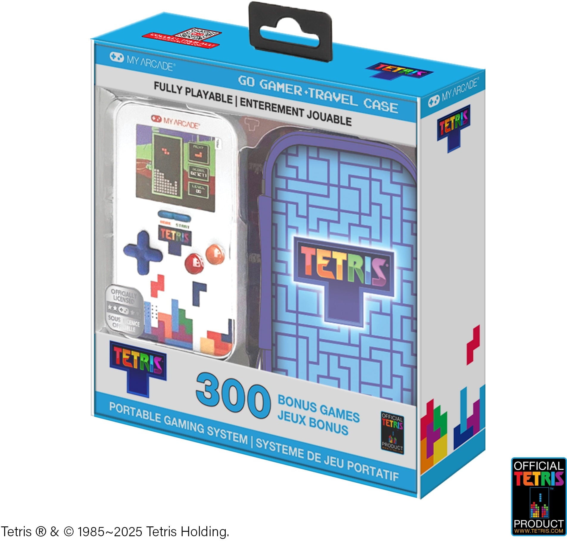 My Arcade Go Gamer Tetris Portable Gaming System with Travel Case (301 Games in 1)