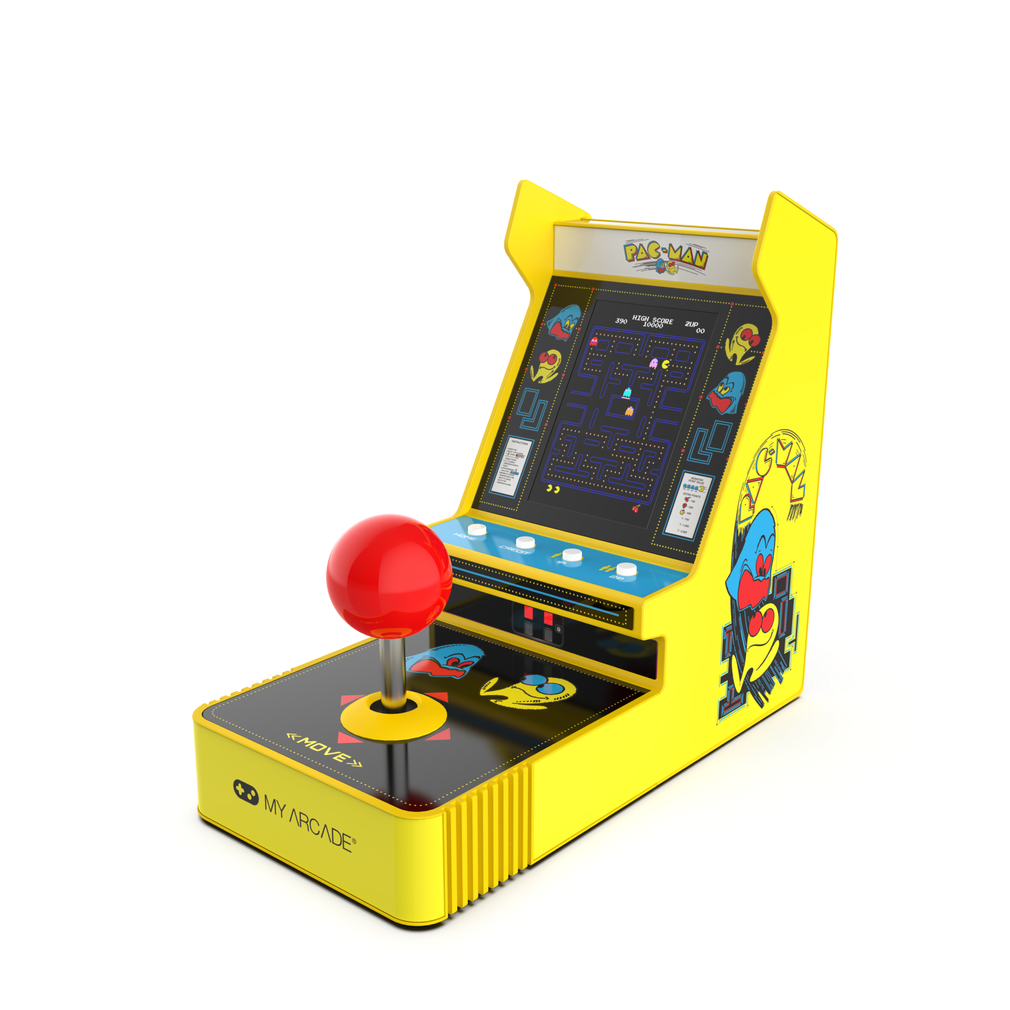 My Arcade Joystick Player 6.8" Pac-Man Portable Retro Arcade