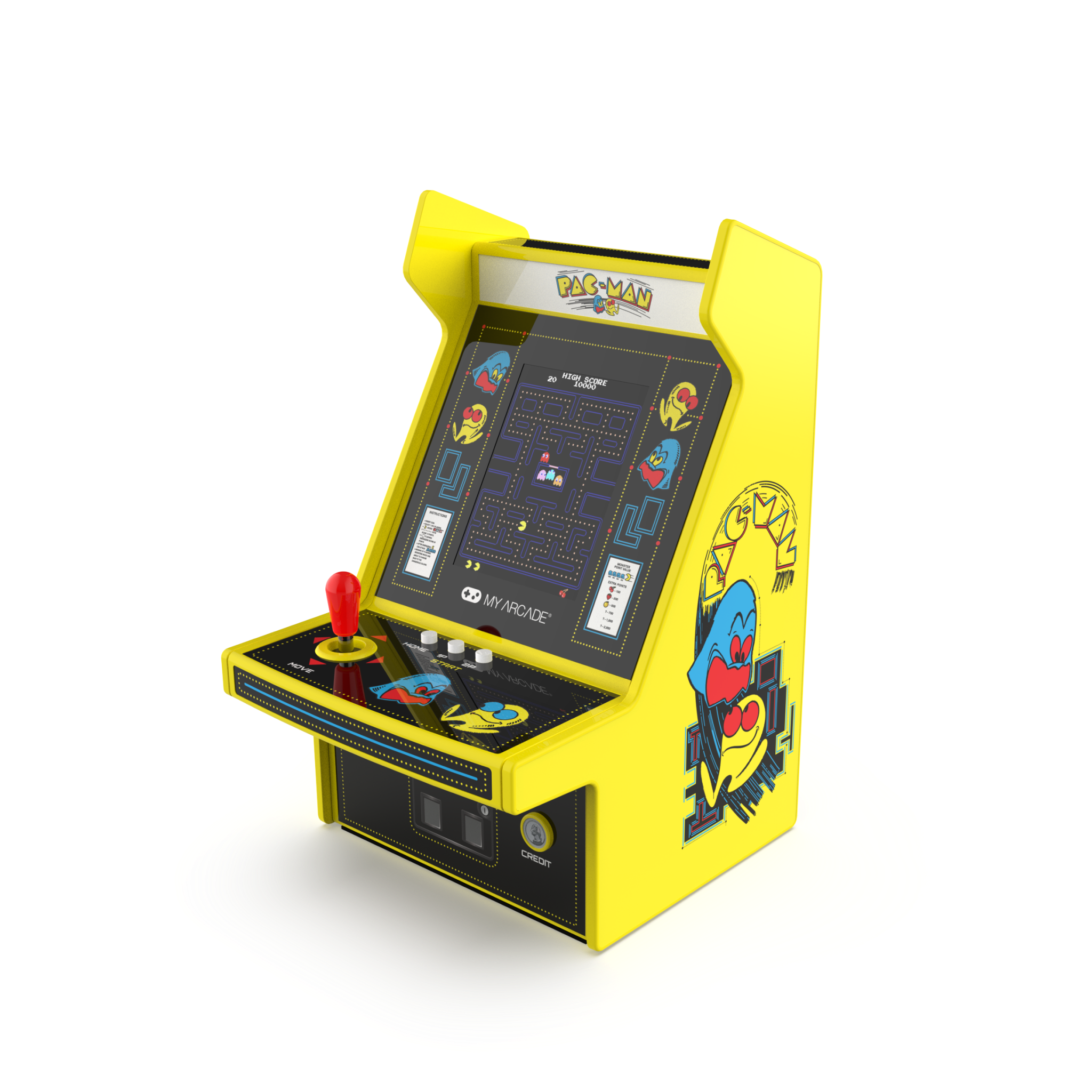 My Arcade Micro Player Pro 6.8" Pac-Man Retro Arcade & Pixel Pocket Tetris Bundle