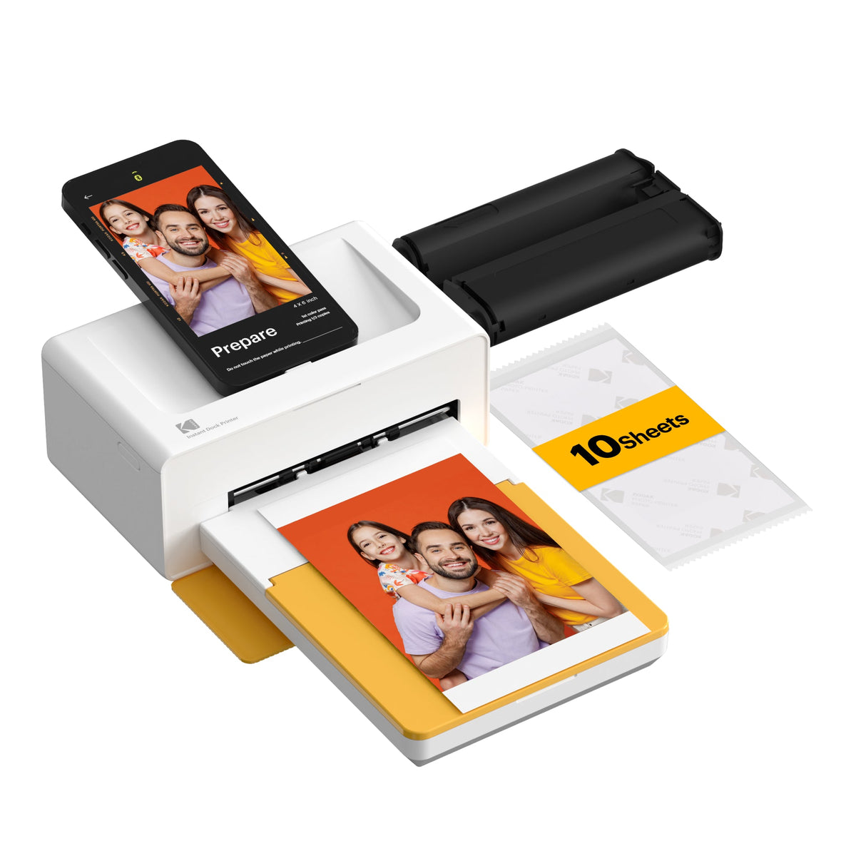 Kodak Dock 4x6 Photo Printer - White