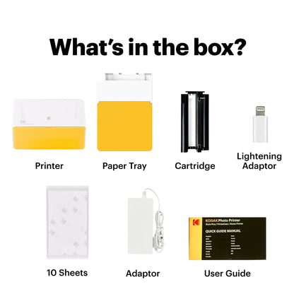 Kodak Dock 4x6 Photo Printer - White