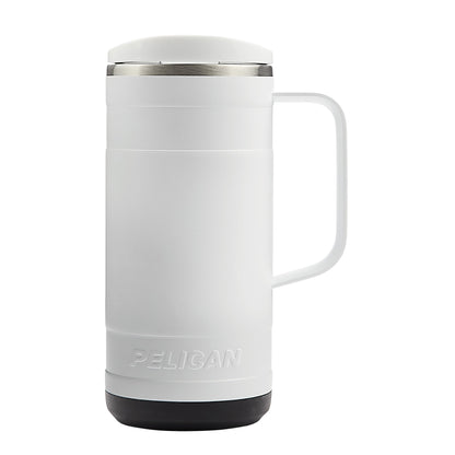 Pelican Ridge 18 oz Insulated Mug - Bright White