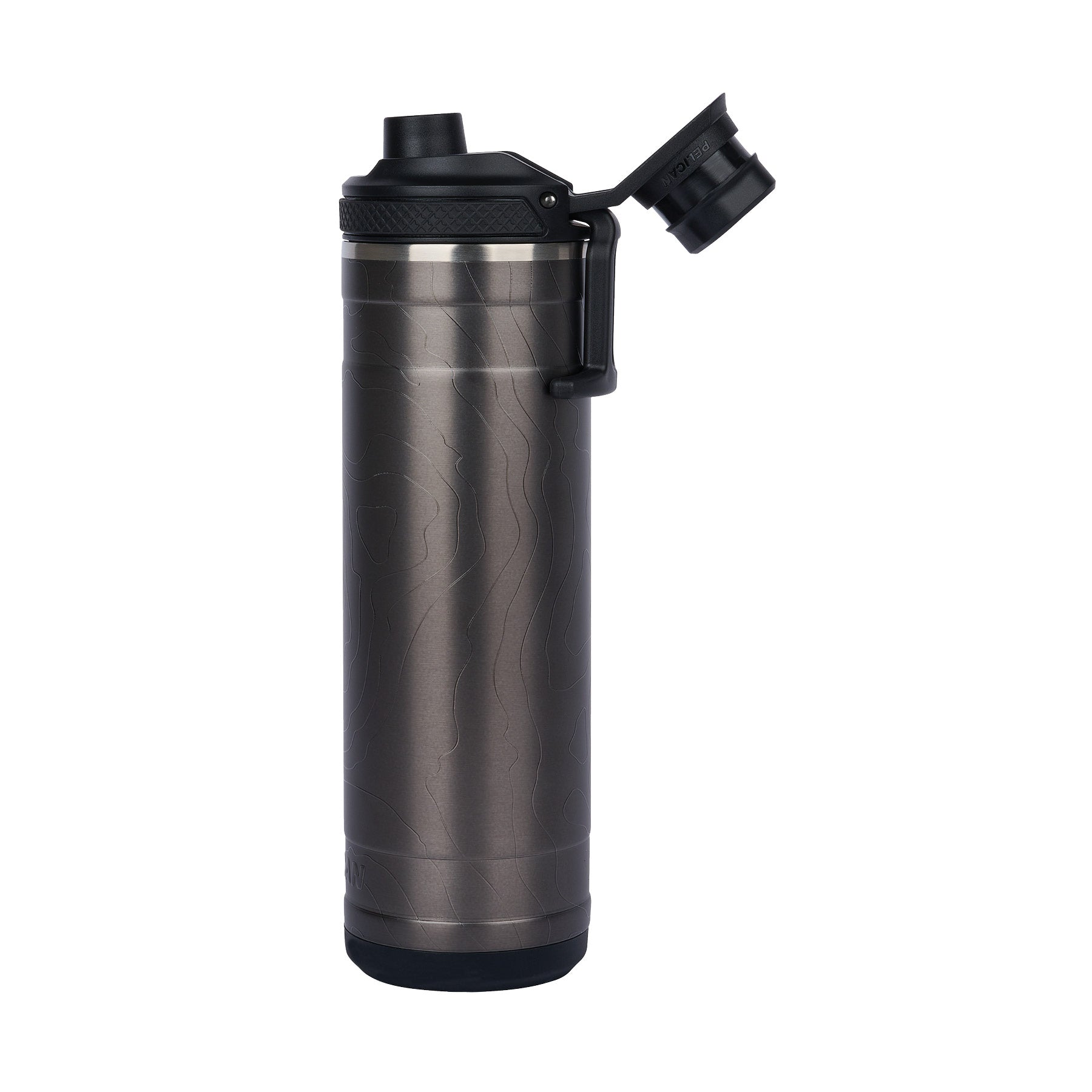 Pelican Pacific Chug 26 oz Insulated Water Bottle - Gunmetal