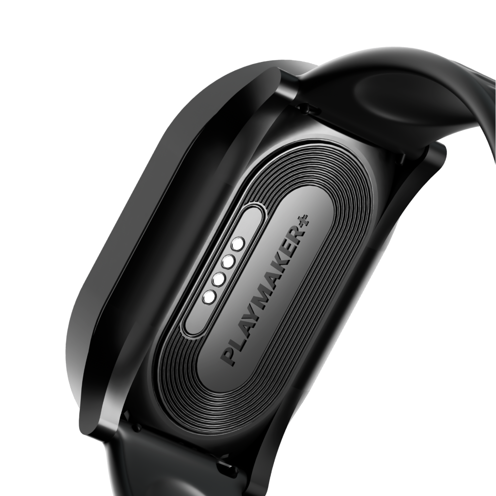 Blue Tees Golf Playmaker+ Touchscreen GPS Golf Watch - Black