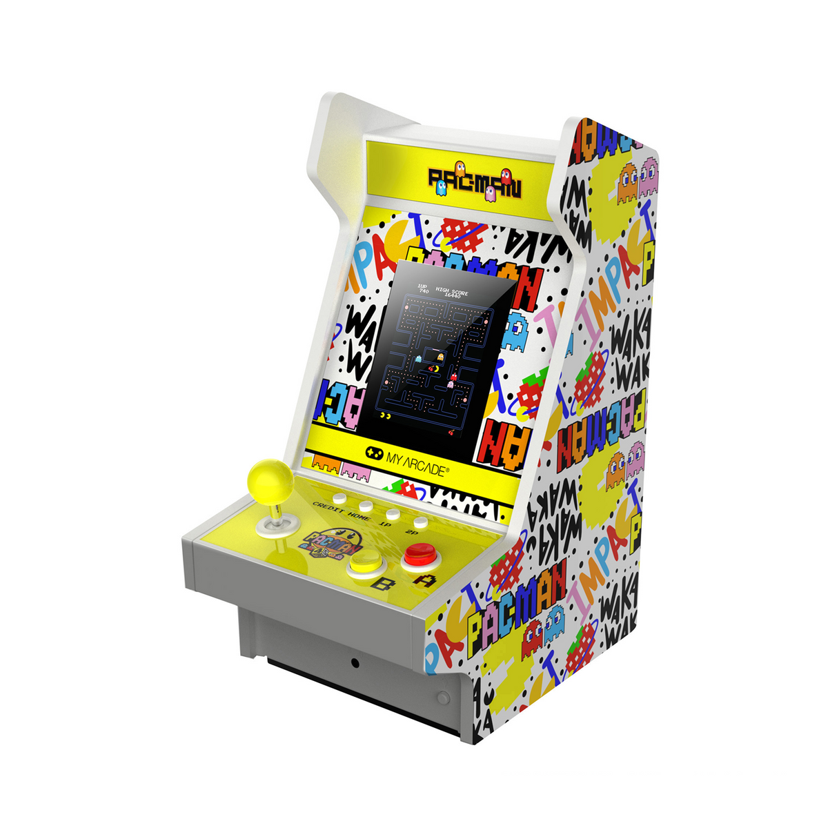 My Arcade Mighty Player 11" Pac-Man 45th Anniversary Portable Retro Arcade (5 Games in 1)