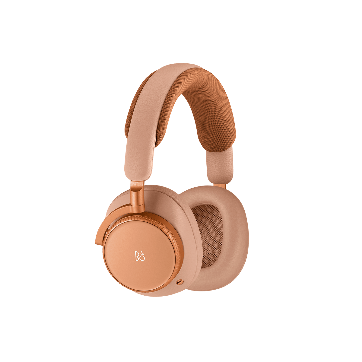 Bang & Olufsen Beoplay H100 Premium Wireless Active Noise Cancelling Over-Ear Headphones with Protective Carrying Case, Sunset Apricot