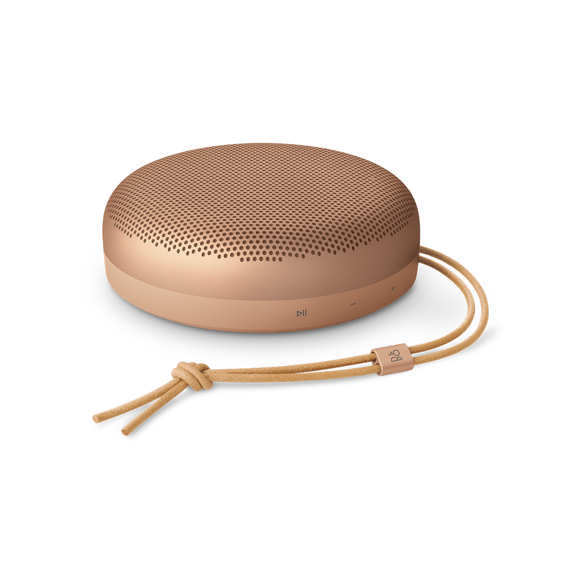 Bang & Olufsen Beosound A1 3rd Gen Portable Waterproof Bluetooth Speaker with 3 Microphones, Cradle to Cradle (C2C) Certified, Honey Tone