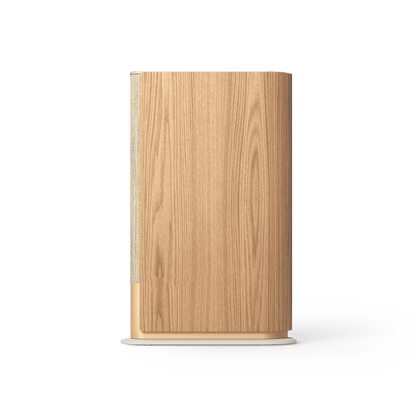 Bang & Olufsen Beosound Emerge Compact Wi-Fi Bookshelf Speaker - Gold Tone/Light Oak