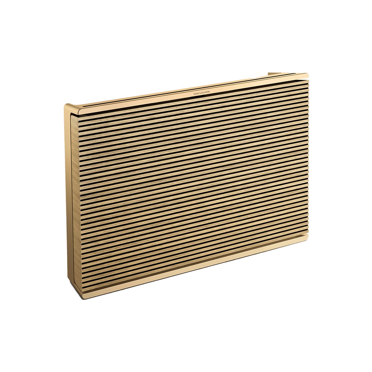 Bang & Olufsen Beosound Level Portable Wi-Fi Multiroom Speaker - Gold Tone/Light Oak