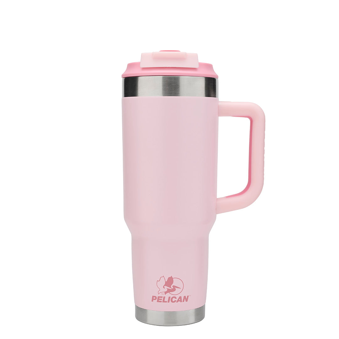 Pelican Porter Dual Lid 40 oz Insulated Tumbler - Blush