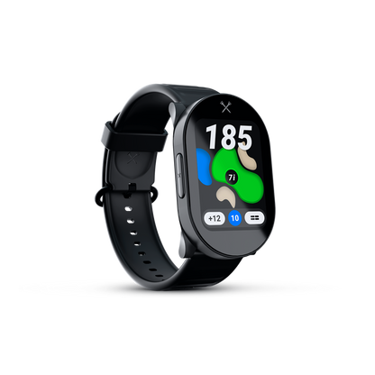 Blue Tees Golf Playmaker+ Touchscreen GPS Golf Watch - Black