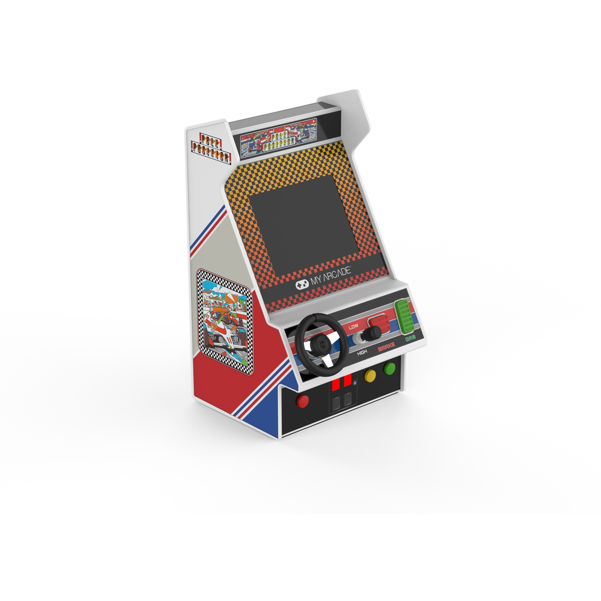 My Arcade Racing Player 7.5" Pole Position Portable Retro Arcade