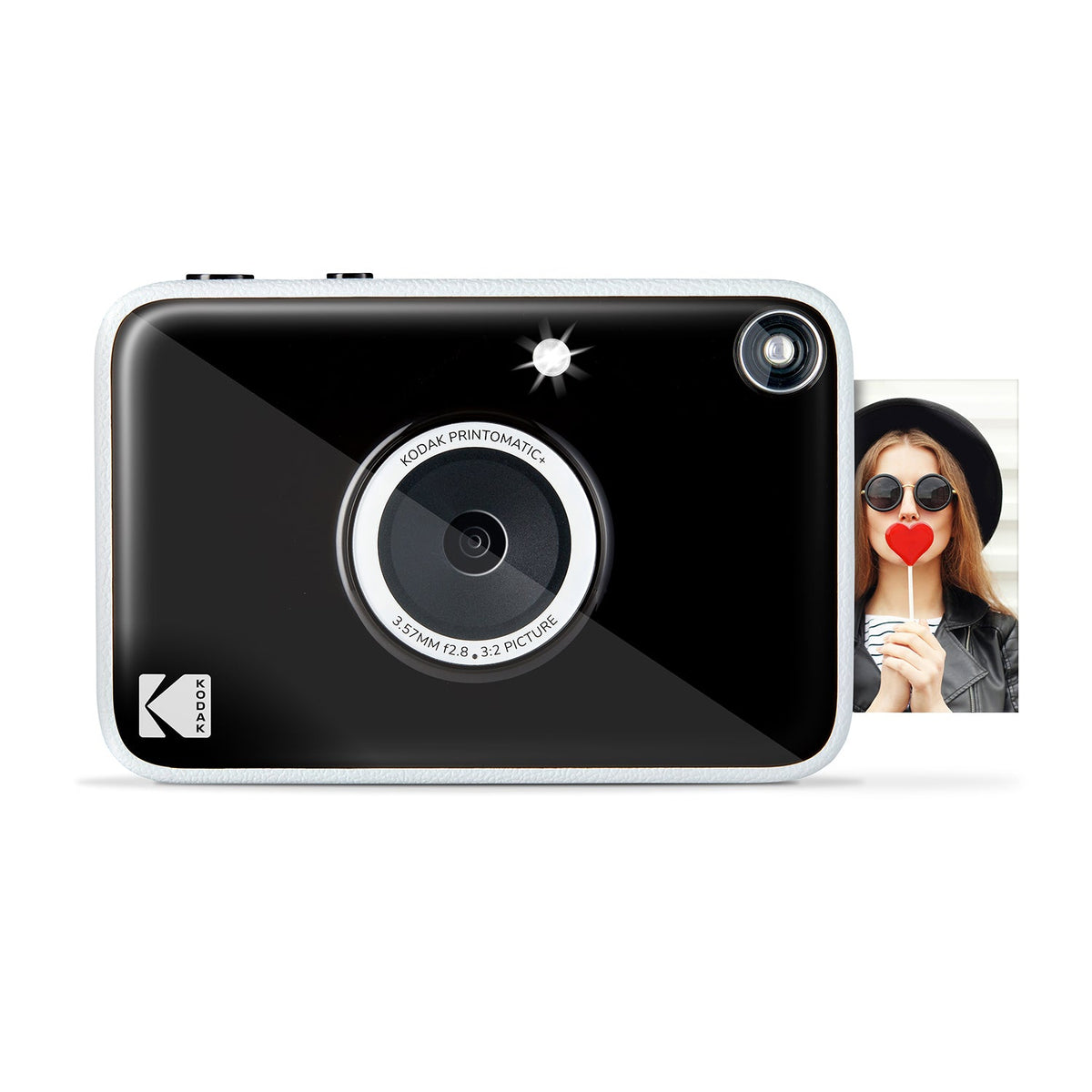 Kodak Printomatic+ Instant Print Digital Camera - Black