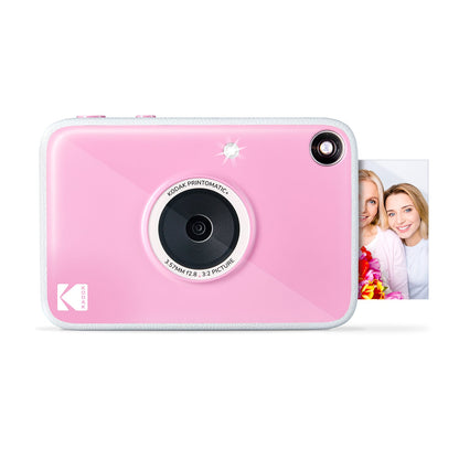 Kodak Printomatic+ Instant Print Digital Camera - Pink