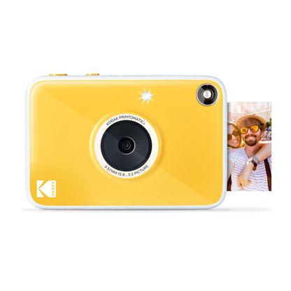 Kodak Printomatic+ Instant Print Digital Camera - Yellow