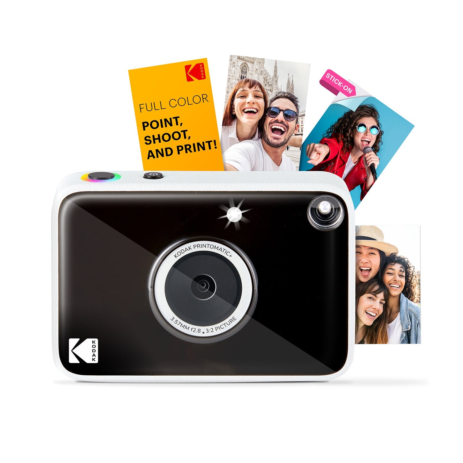 Kodak Printomatic+ Instant Print Digital Camera - Black