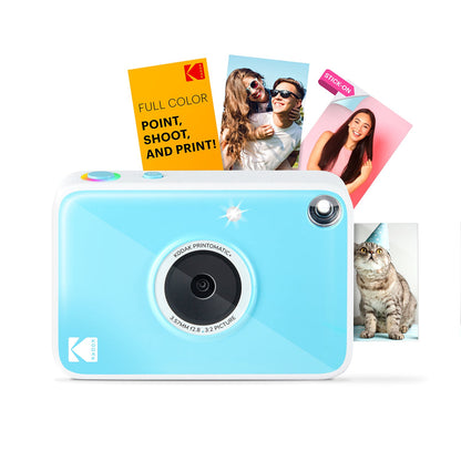 Kodak Printomatic+ Instant Print Digital Camera - Blue