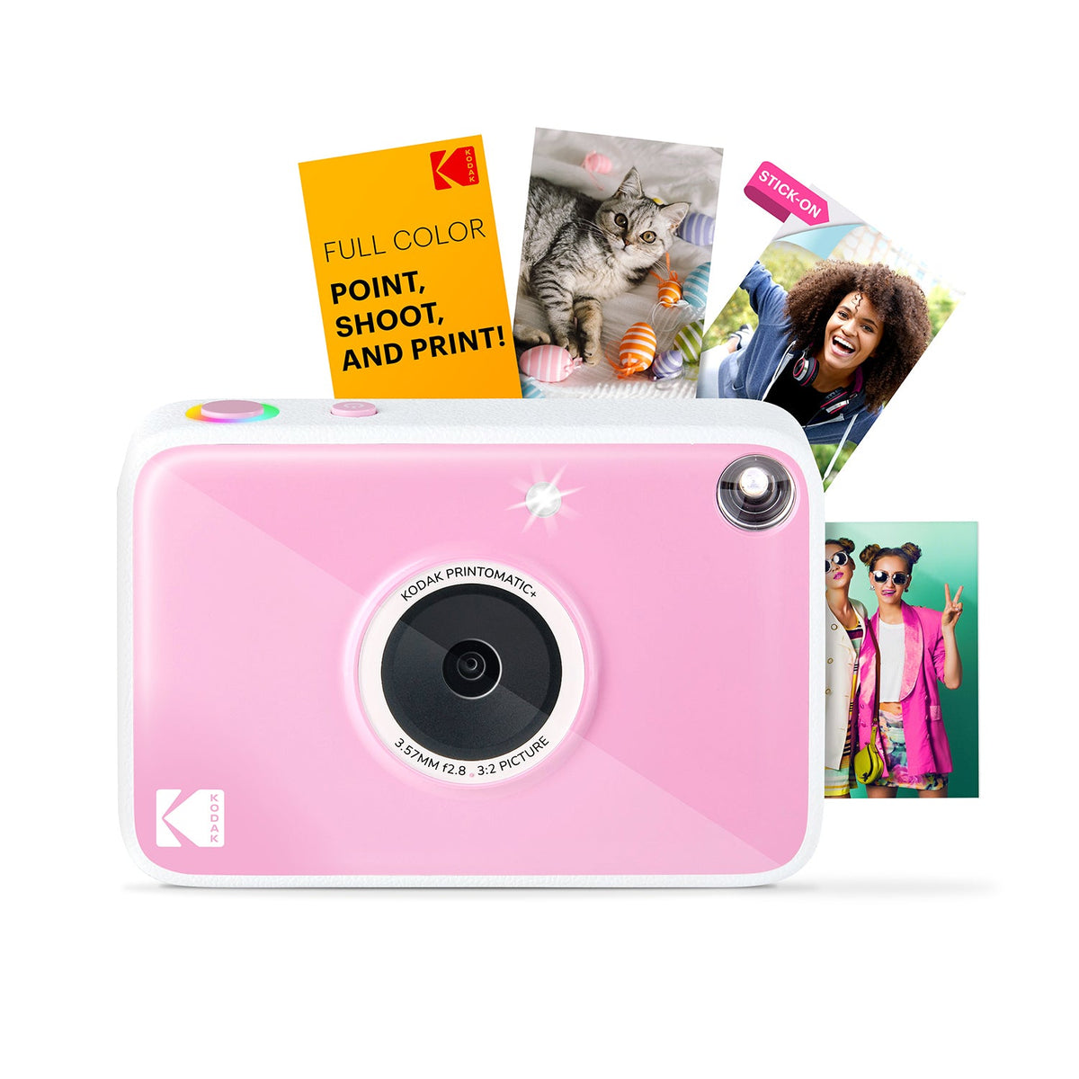 Kodak Printomatic+ Instant Print Digital Camera - Pink