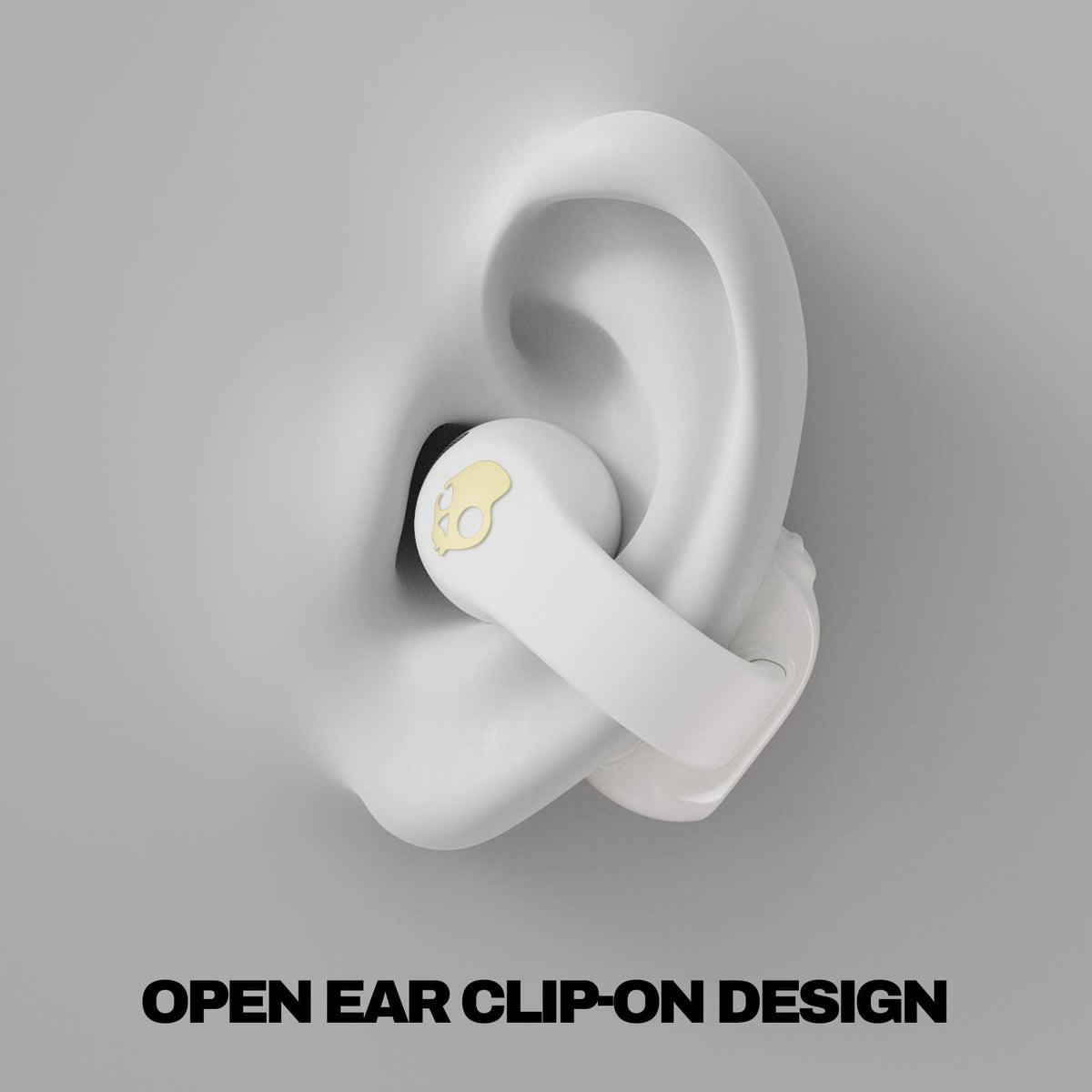 Skullcandy Push 720 Open-Ear True Wireless Earbuds - Bone/Gold