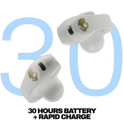 Skullcandy Push 720 Open-Ear True Wireless Earbuds - Bone/Gold
